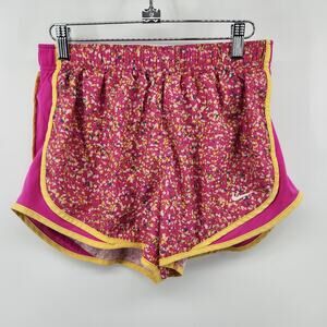 Nike Women's Medium Dri-Fit Tempo Icon Clash Running Shorts Pink